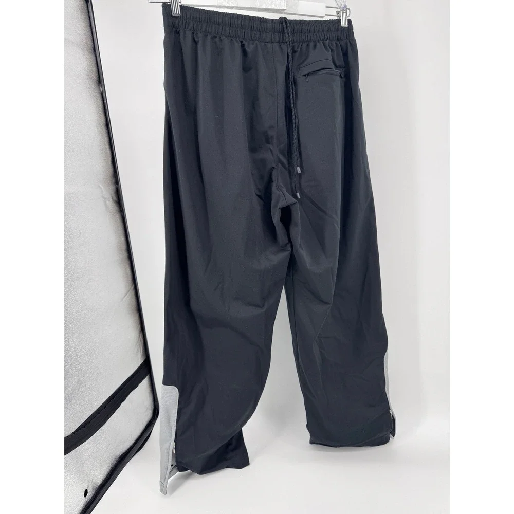 Vintage Nike Jordan Track Pants Joggers‎ XXL Black Gray  Athletic Zip Ankle Men